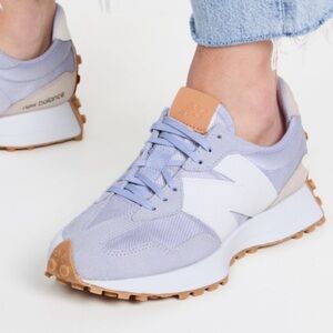New Balance Women's Sneakers in Lavender and White